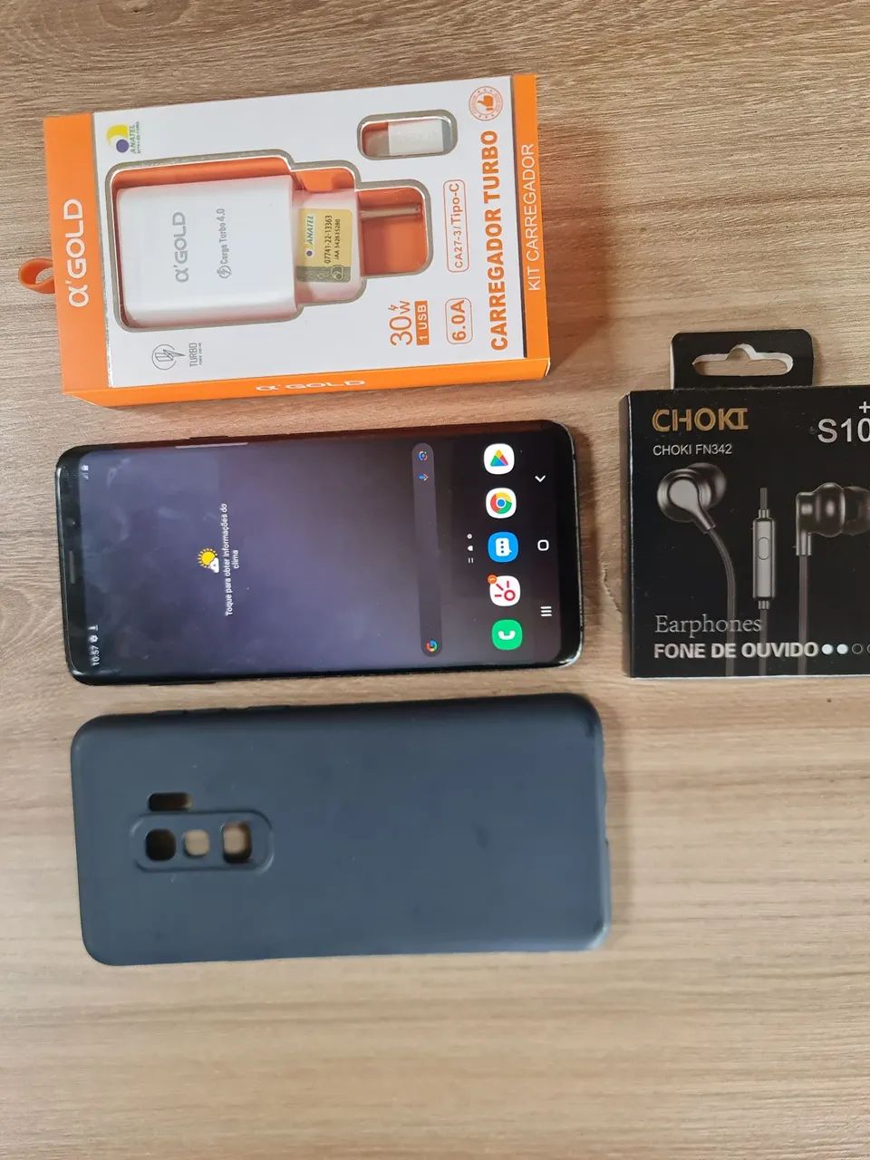 Galaxy S9+ Plus de 128 gigas poucas marcas de uso sem trincos  - Foto 2