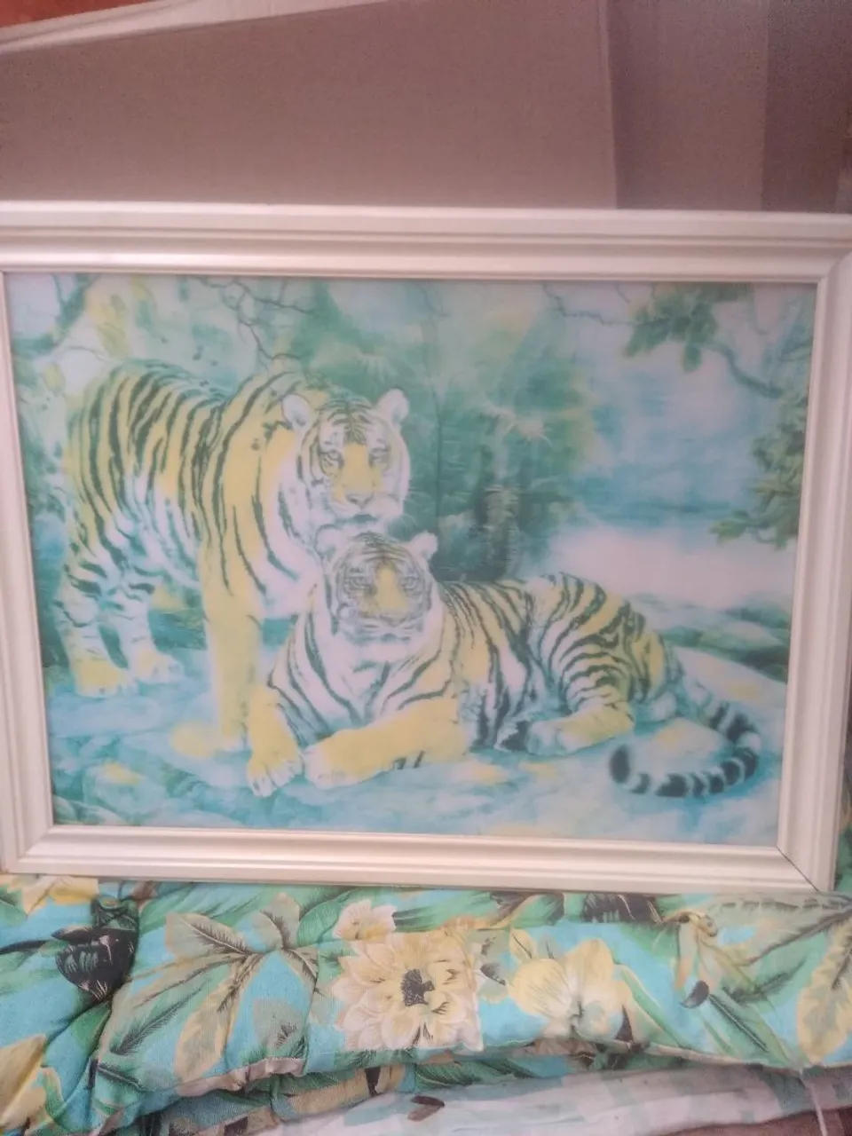 Quadro Decorativo com Tigres