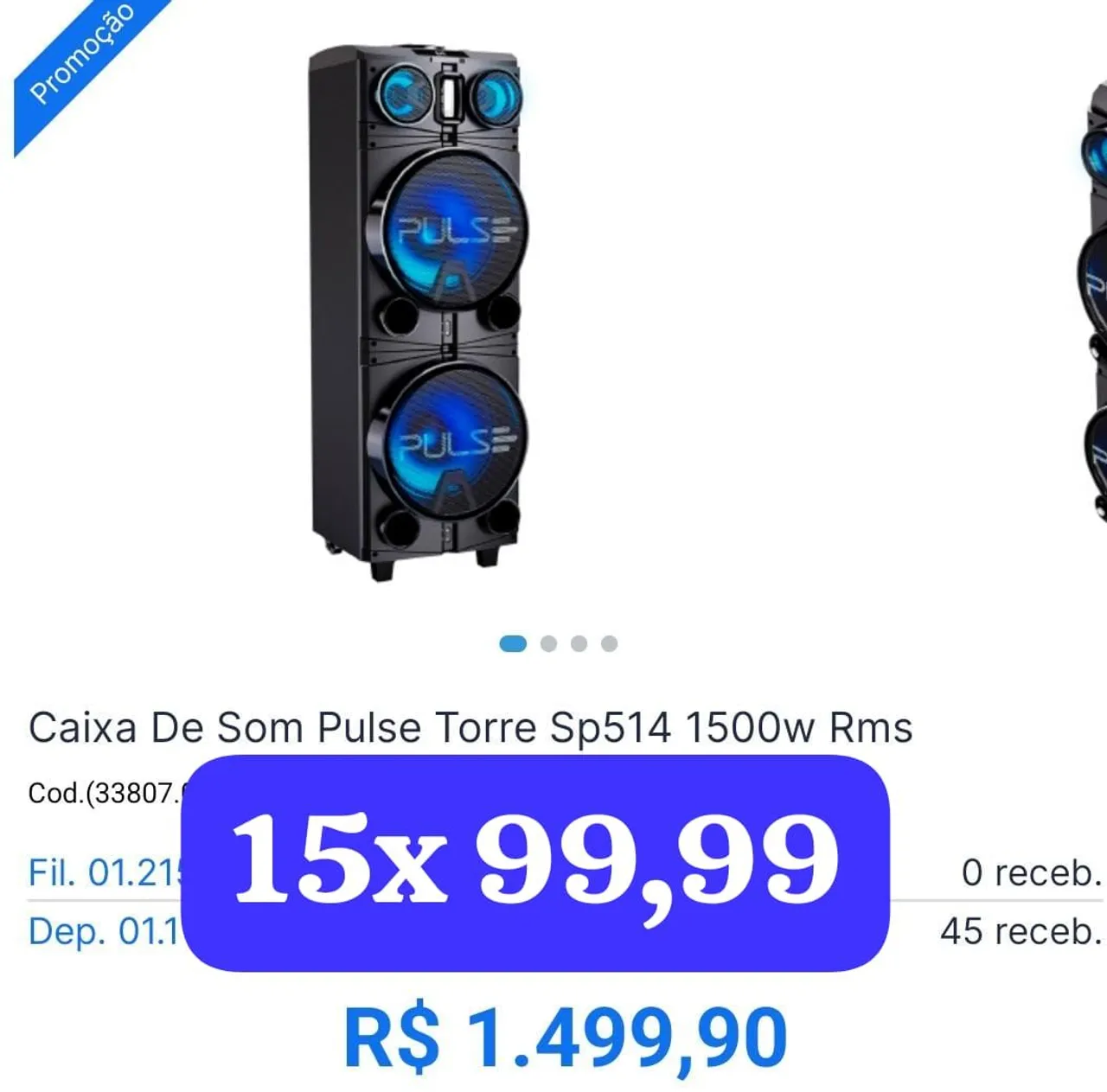 Caixa de som nova na caixa $1200