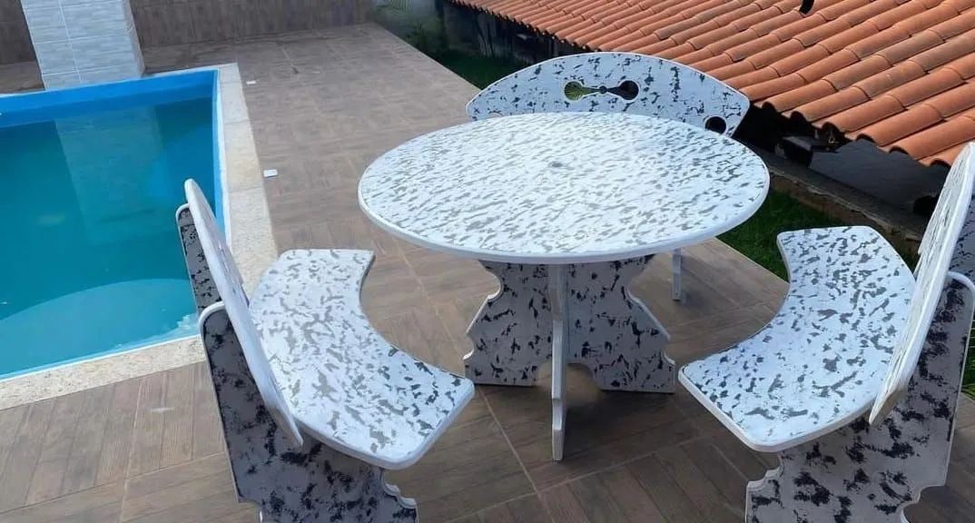 "Rusti Mesas de Ardósia - Design Elegante e Durável!"<br> - Foto 4