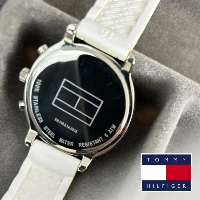 tommy hilfiger - relógio feminino branco - Foto 2