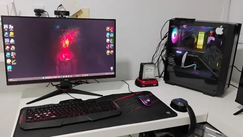 Super Pc Gamer, Intel I7 12700kf, 64Gb, DDR4, RTx 3060 8GB, SSD 2Tb Venda Rápida!!