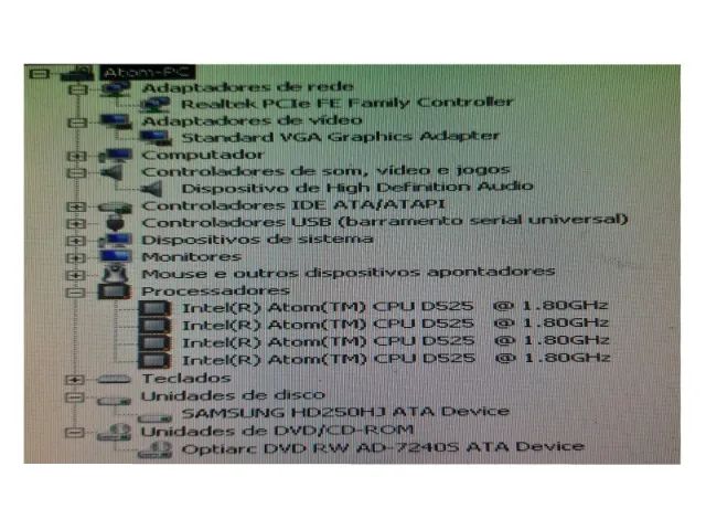 Computador Positivo Atom D525 DDR3 2/4 x 1.8 Ghz) em excelente estado - Foto 5