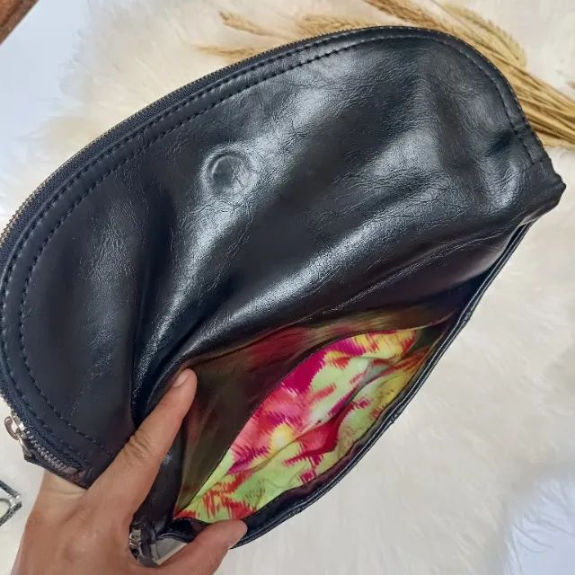 Bolsa clutch couro NINE WEST (Anápolis) - Foto 2