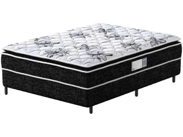 Cama box casal com pilowtop