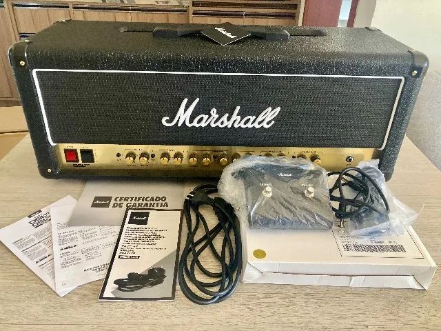 Amplificador Guitarra Valvulado Marshall Dsl100hr Muito Novo + Case 220v