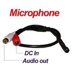 Microfone Cftv Espião Amplificado Para Dvr Alcance 40m     0583