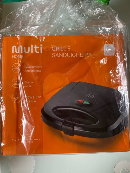 Grill e Sanduicheira Multi Home Cre - Foto 2