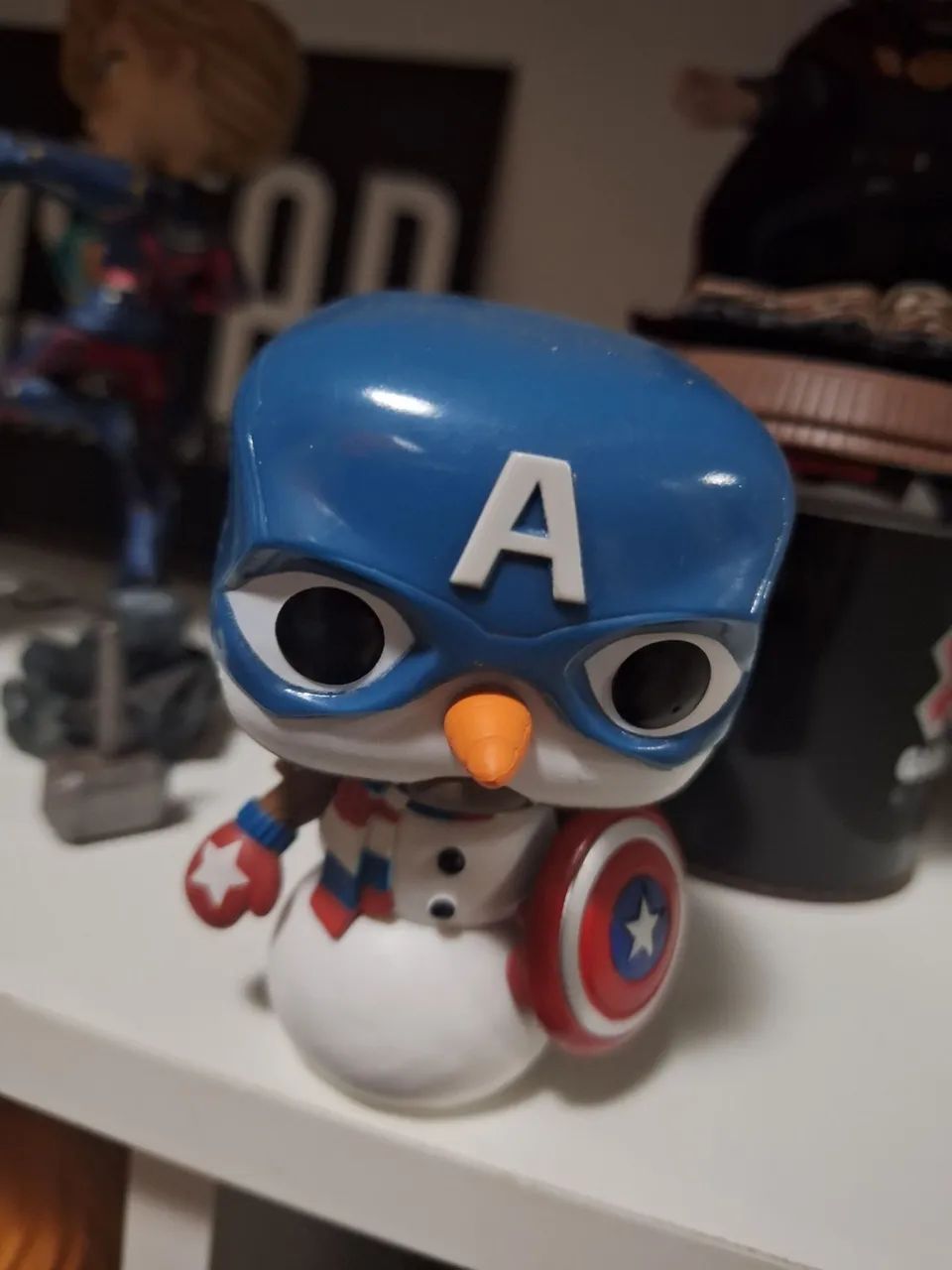 Boneco Funko Pop Capitão América natal - Foto 2