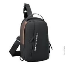 Pochete de Ombro Transversal Compacta Unilateral USB