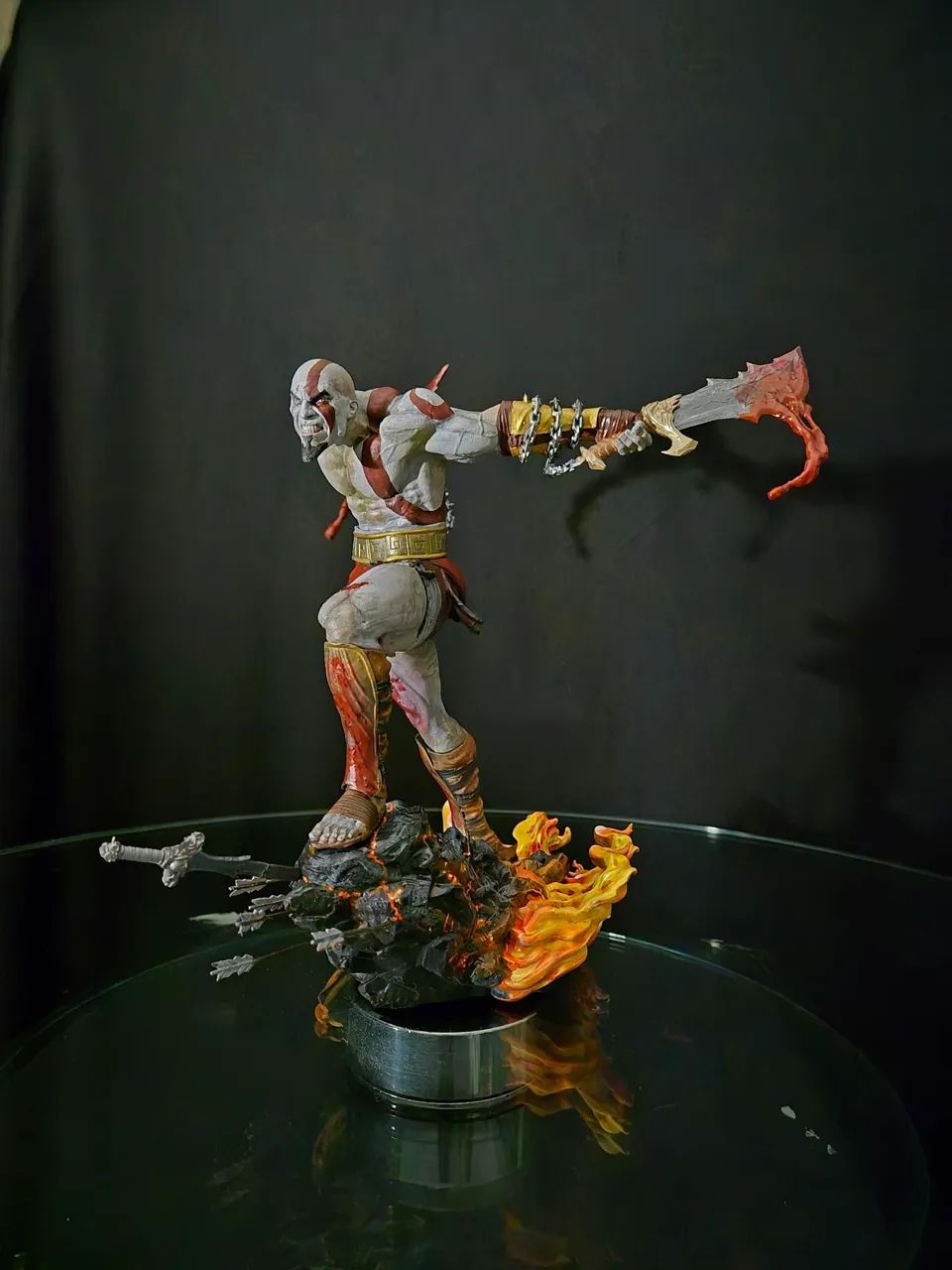 Kratos Action Figure - God Of War - Impressão em Resina 3d - Foto 4