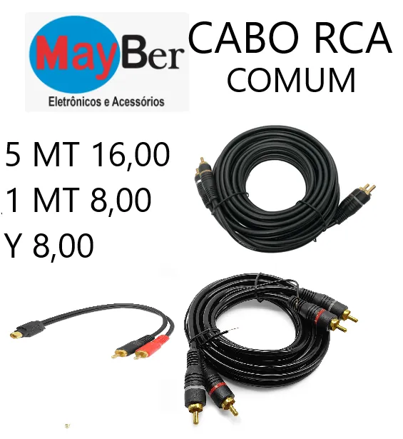 CABO RCA AUTOMOTIVO COMUM