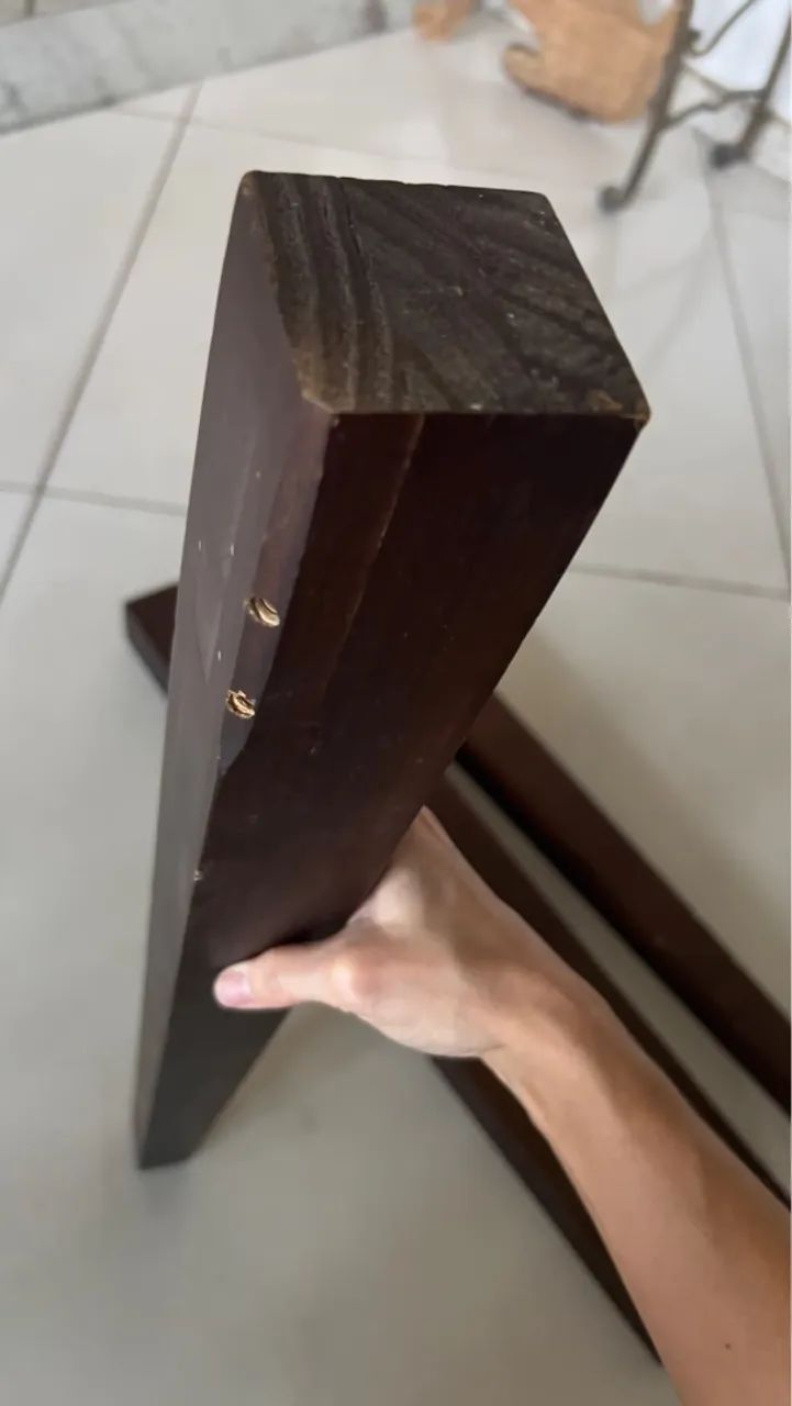 Pé de madeira para mesa - Foto 2