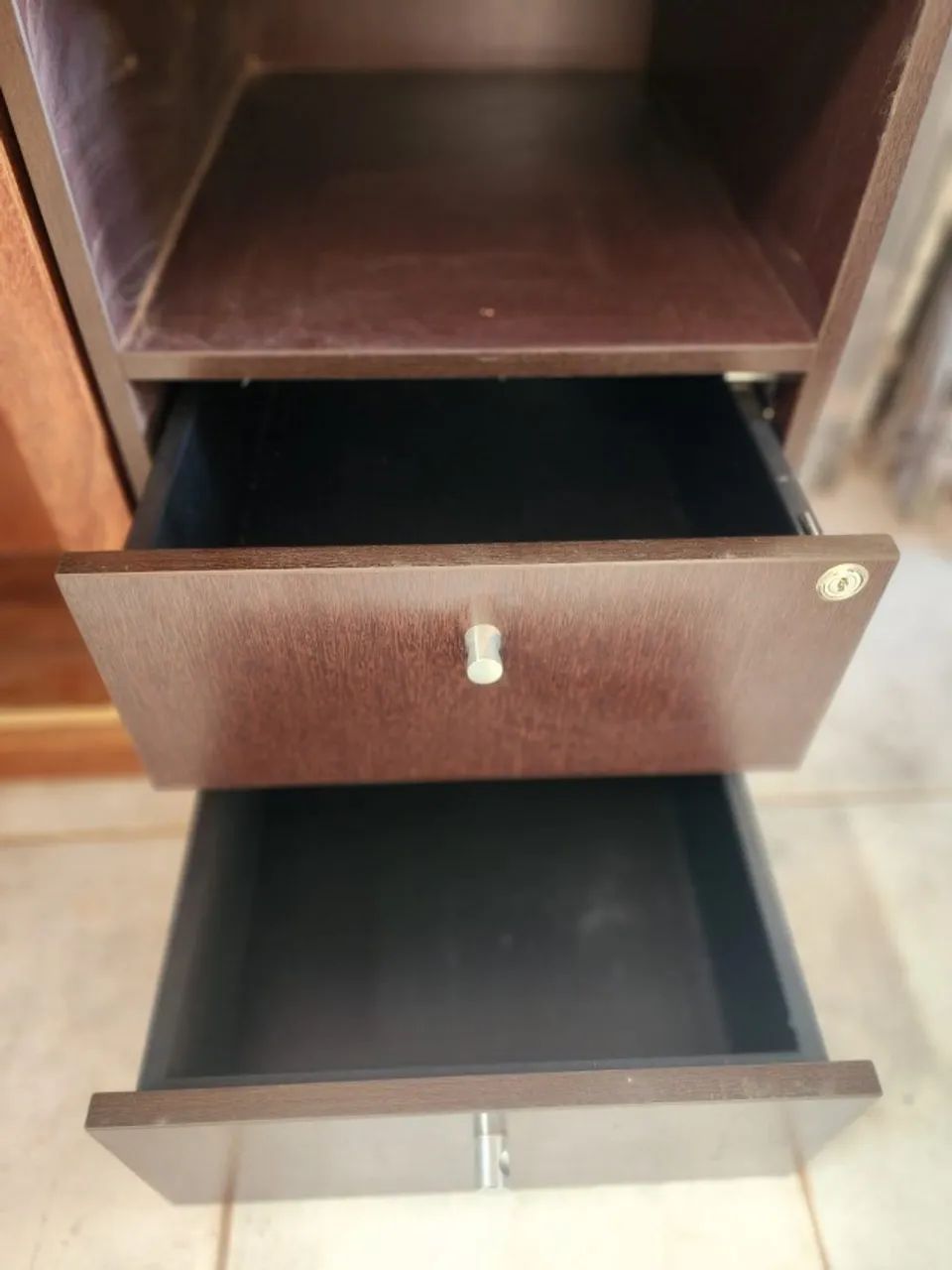 Gaveteiro Mogno todo em MDF - Foto 4