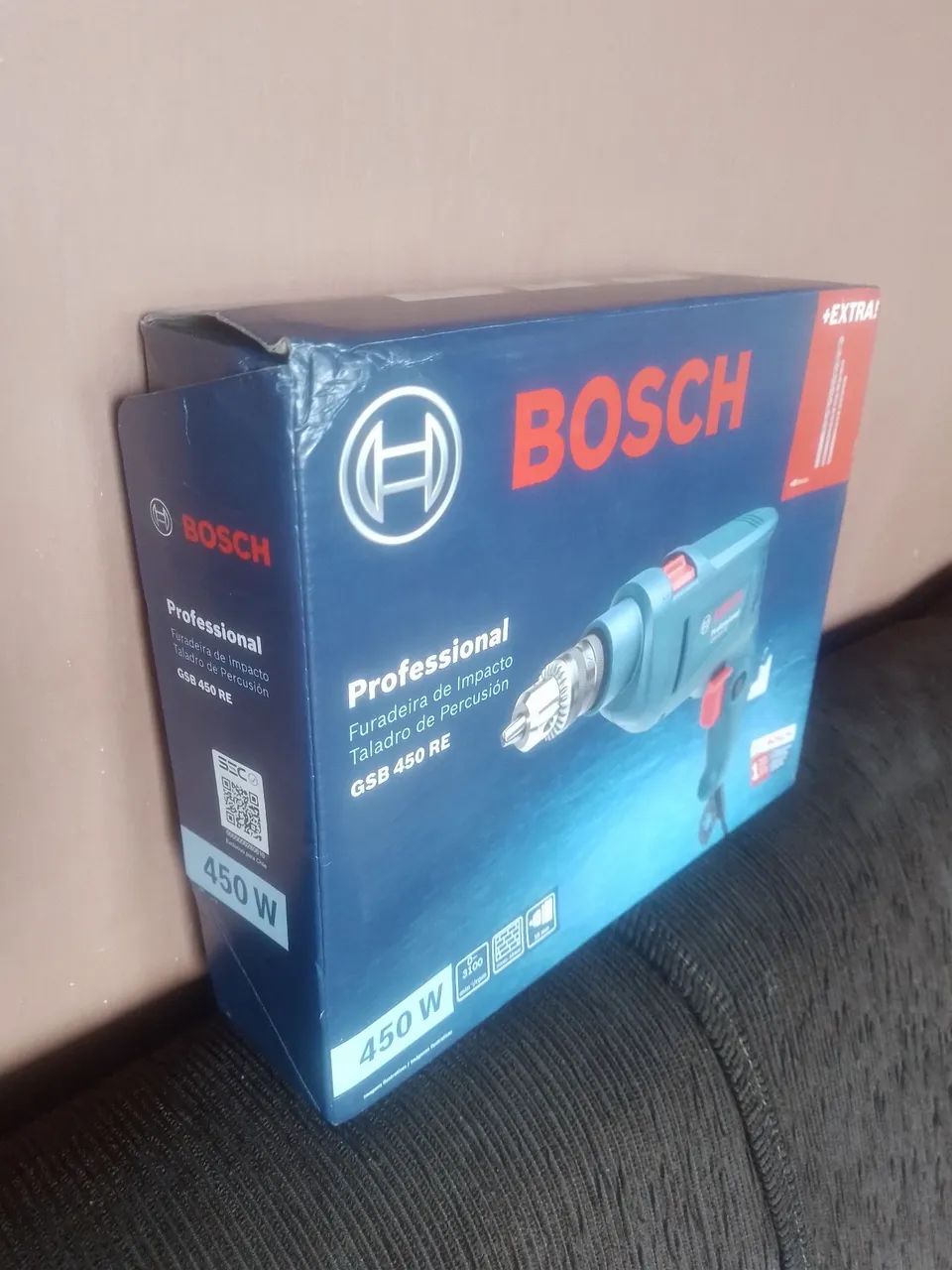 Furadeira de Impacto Bosch 450W - Foto 4