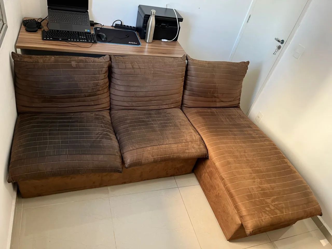 Sofá Modular, Dois Lugares Com Chaise441140304297994240