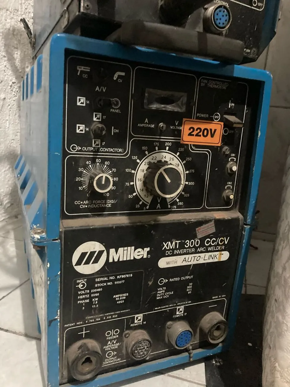 Maquina Solda Miller XMT 300 CC/CV com Auto-Link