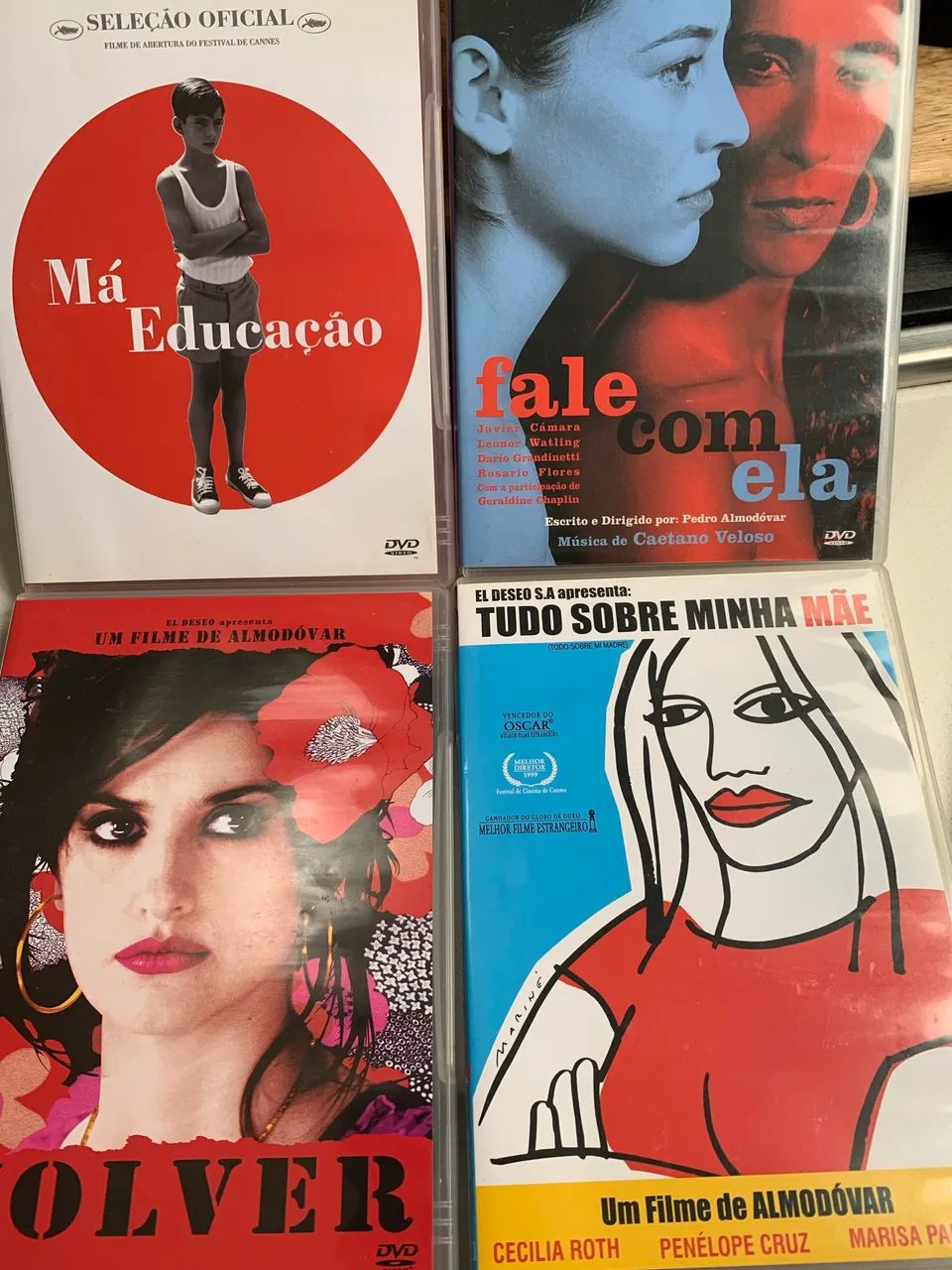COLEÇÃO 4 DVDs ALMODÓVAR 