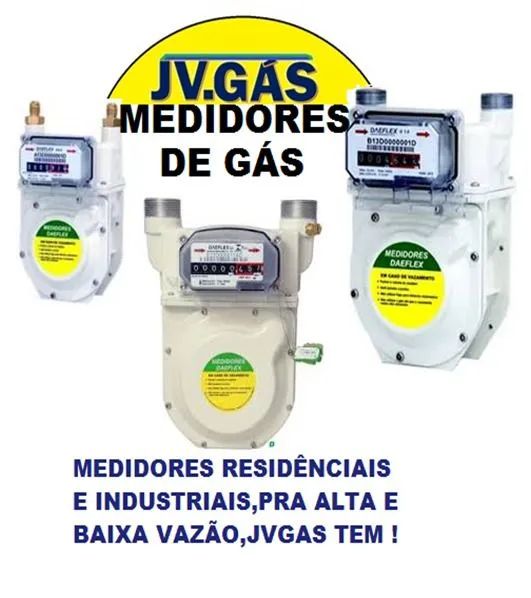 Medidores de Gás para Residências e Indústrias