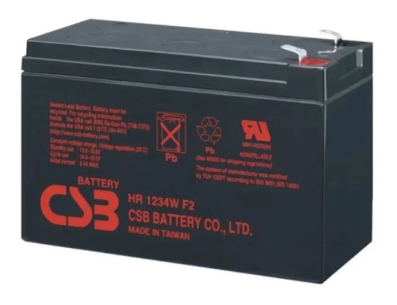 Bateria CSB VRLA 12V 9AH HR1234W 