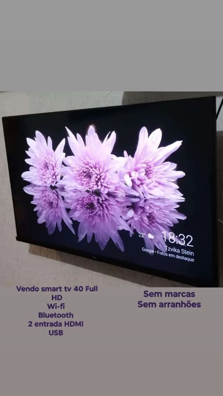 Smart TV 40 polegadas Full HD Wi-fi /bluetooth /HDMI 