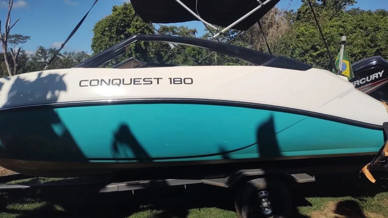 Lancha Conquest 180 Mercury 115 HP - Foto 6