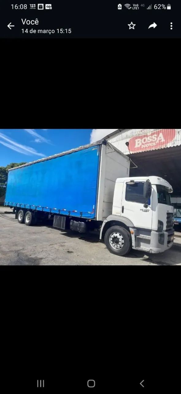 Vendo ou troco baú sider para 20 palletes. 