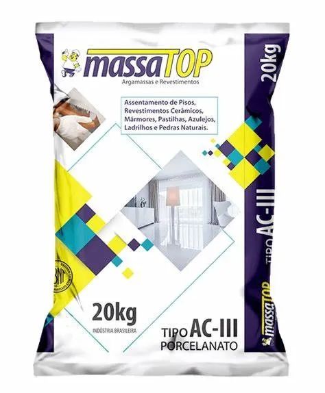 Argamassa AC3 pra Porcelanato 20kg MassaTop R$27,60 à vista-R$33,00 cartão São Cristóvão 