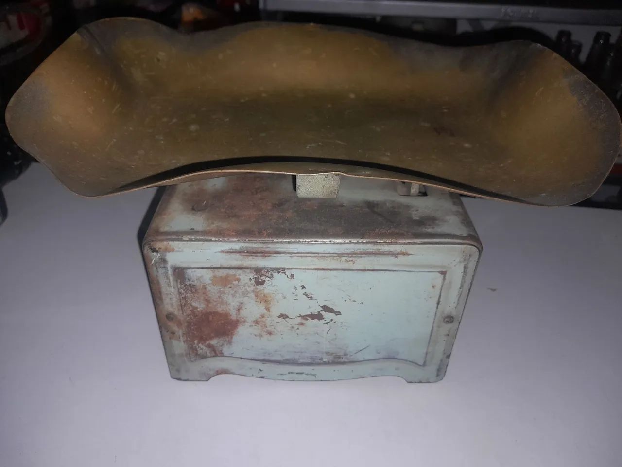 Balança antiga de cozinha funcionando até 10kg  - Foto 4