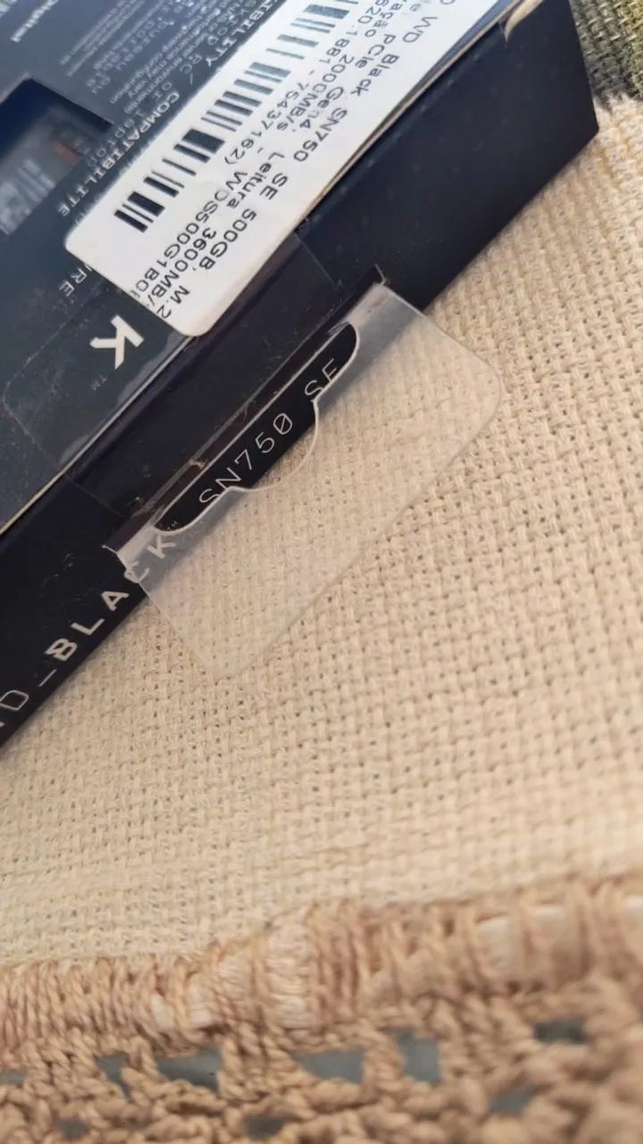 SSD 500Gb WD Black SN750 SE M.2 NVMe Gen4 Novo Lacrado Com Garantia - Foto 3
