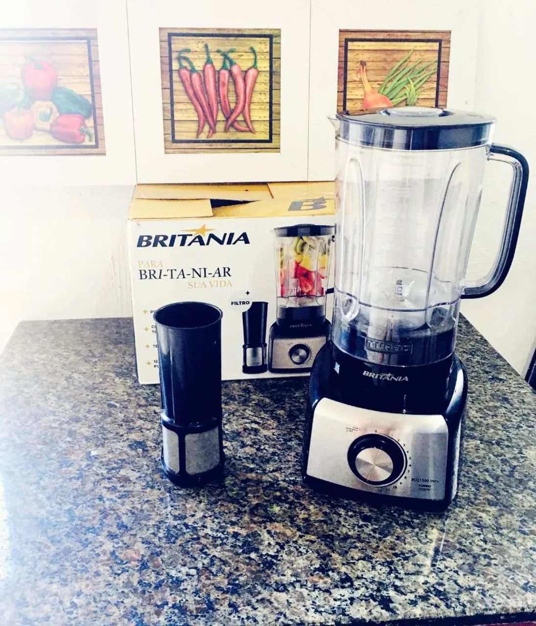 Liquidificador Britânia Bri-Ta-Ni-Ar - Novo