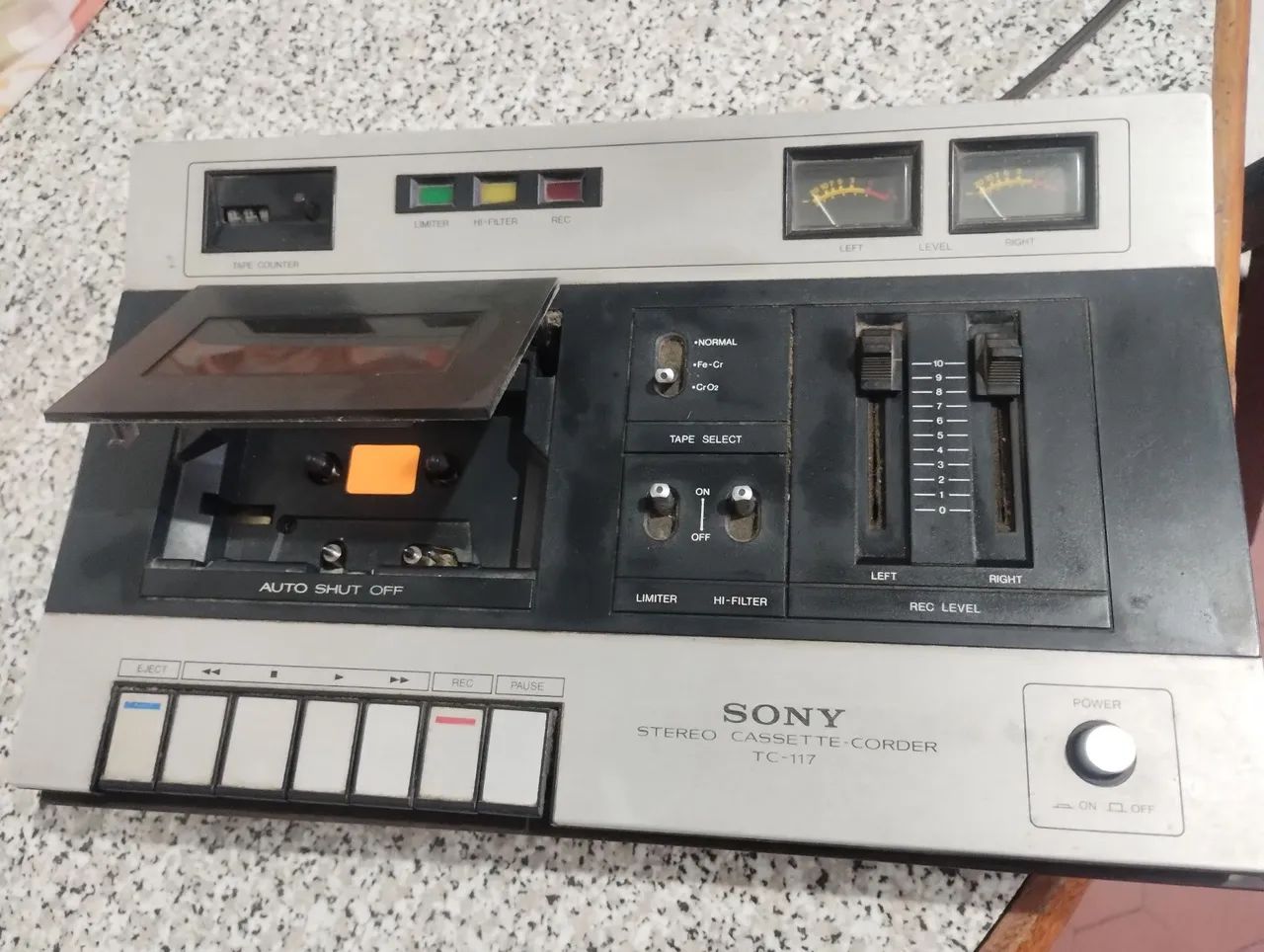 Gravador Cassete Sony TC-117 Stereo