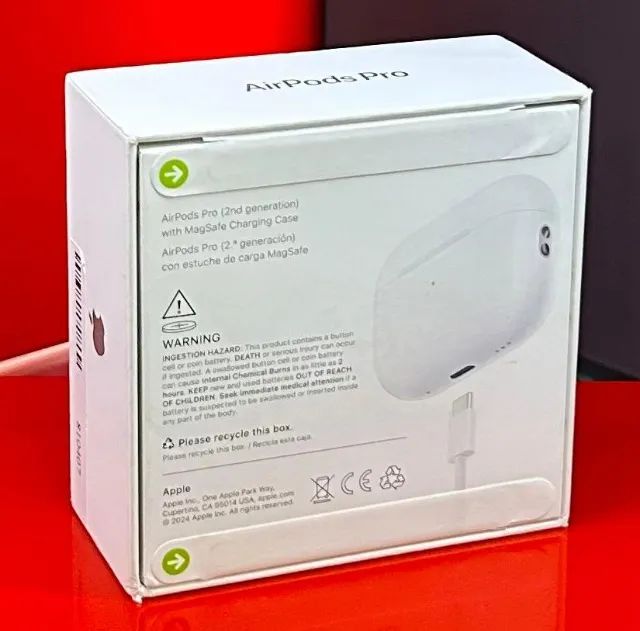Apple AirPods Pro 2 MagSafe USB-C - MTJV3LL/A - Produto Novo com