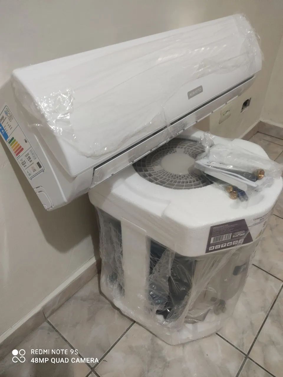 Ar condicionado 9000 BTUs , instalação com material incluso  - Foto 2