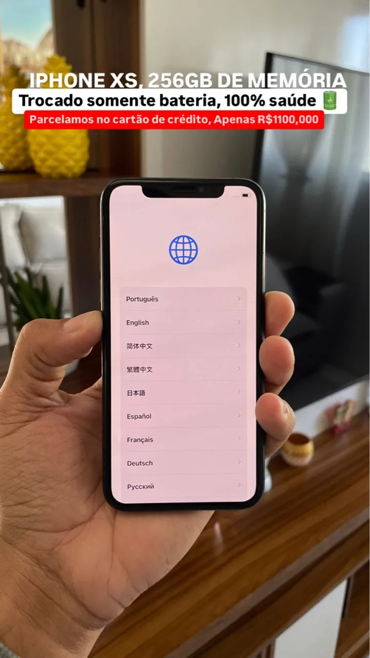 iPhone XS, 256GB Funcionando tudo!