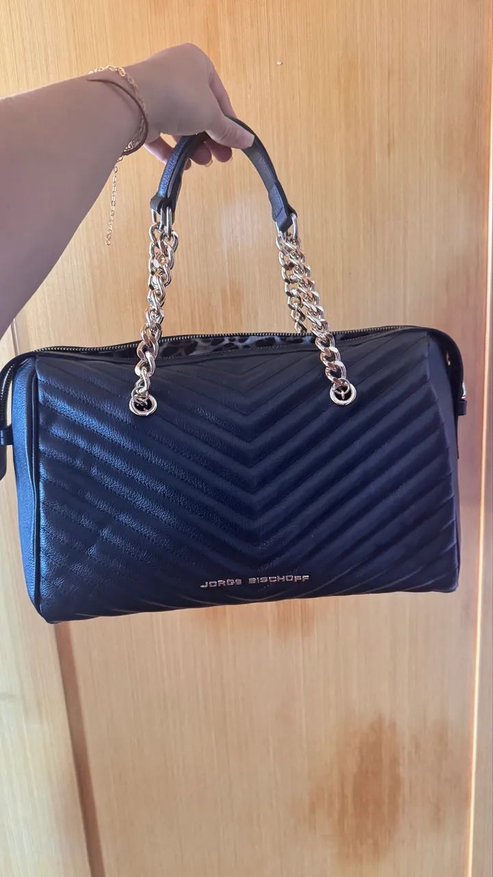 Bolsa Jorge Bischoff original (em couro) - Foto 5