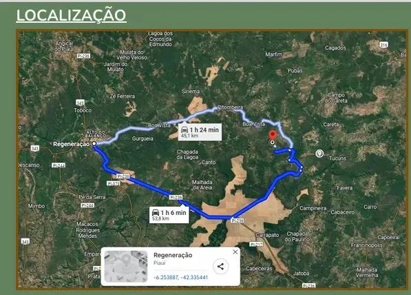 Imóvel para venda com 2.500.000 metros quadrados em Centro - Jardim do Mulato - PI - Foto 4
