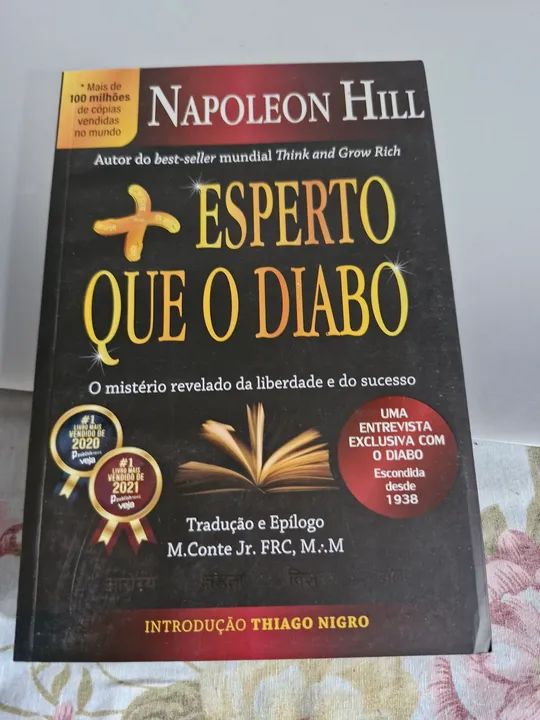 3 Livros de Napoleon Hill - Quem Pensa Enriquece, O Método de Vendas e O Esperto do Diabo - Foto 4