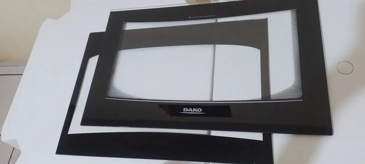 Vidro porto fogão dako