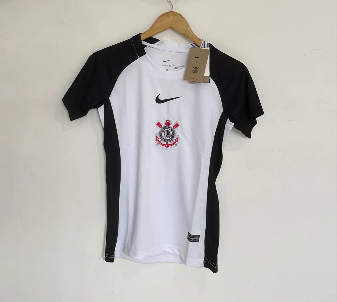 Camiseta da Nike do Corinthians branca feminina 2025/26 lançamento 