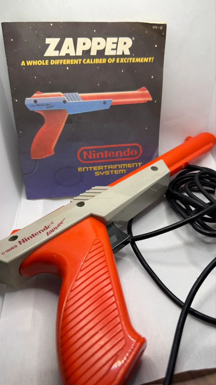 Nintendo Zapper Original (1985) + Manual Original - NES Autêntica ...