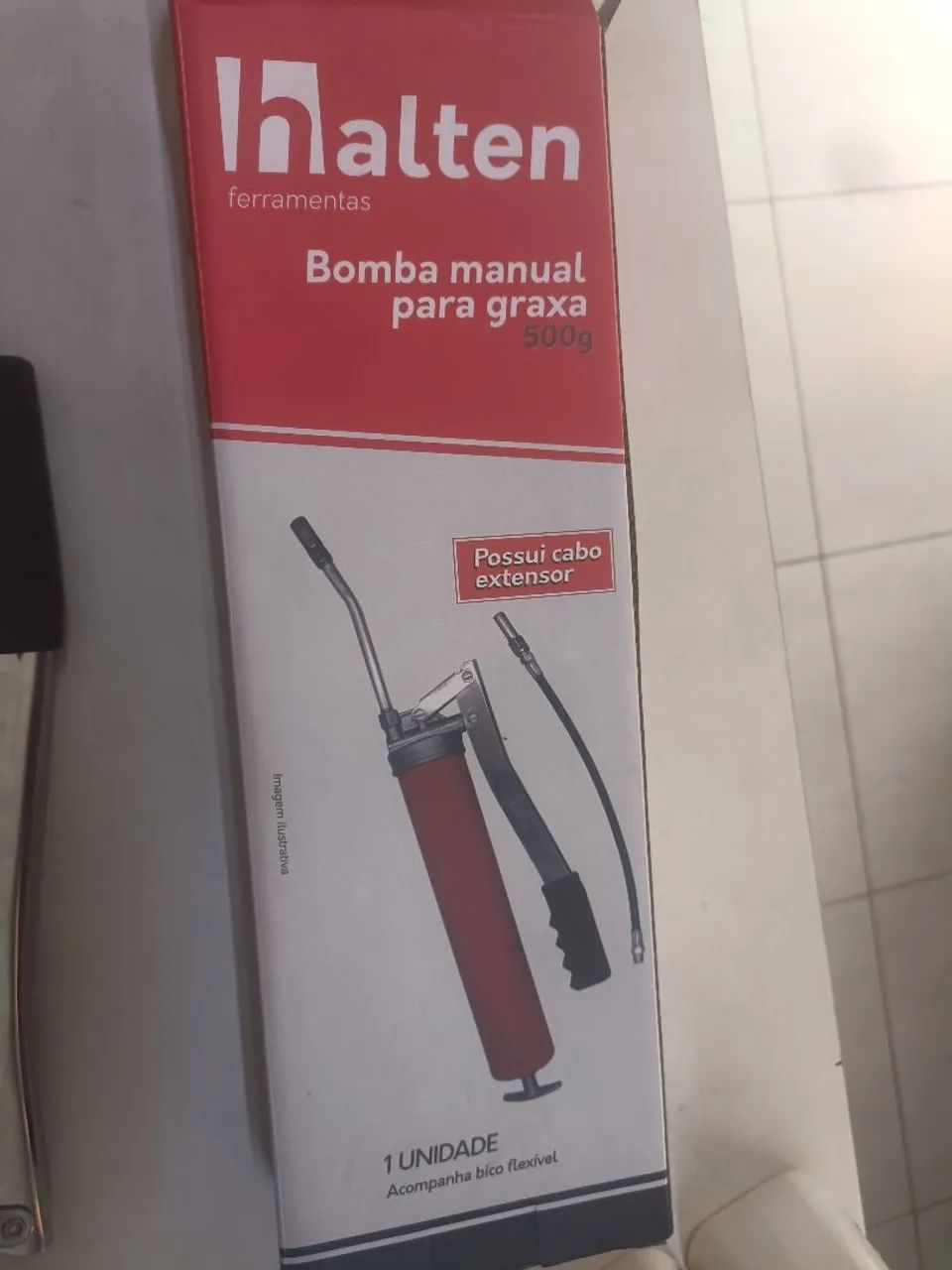 Bomba manual para graxa 500g - Foto 2