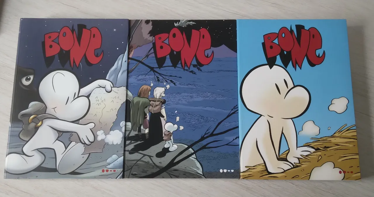 Bone - Volumes 1, 2 e 3 hq revistas