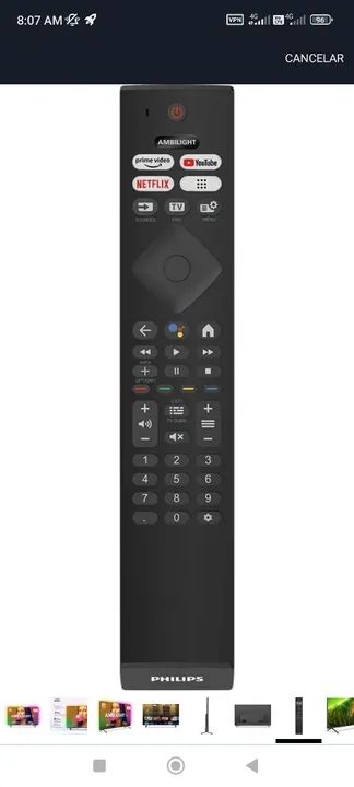Televisão Phillips ambilight 55Pol - Foto 5