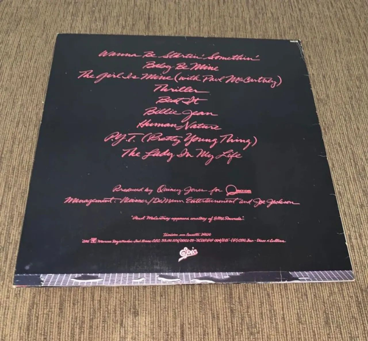 MICHAEL JACKSON　ピクチャー　LP Amazon.co.jp: Thriller (Picture Disc): ミュージック