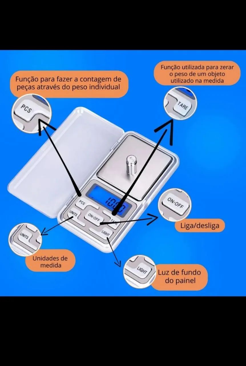 balança de Precisão digital **ENTREGA GRATIS ** - Foto 6