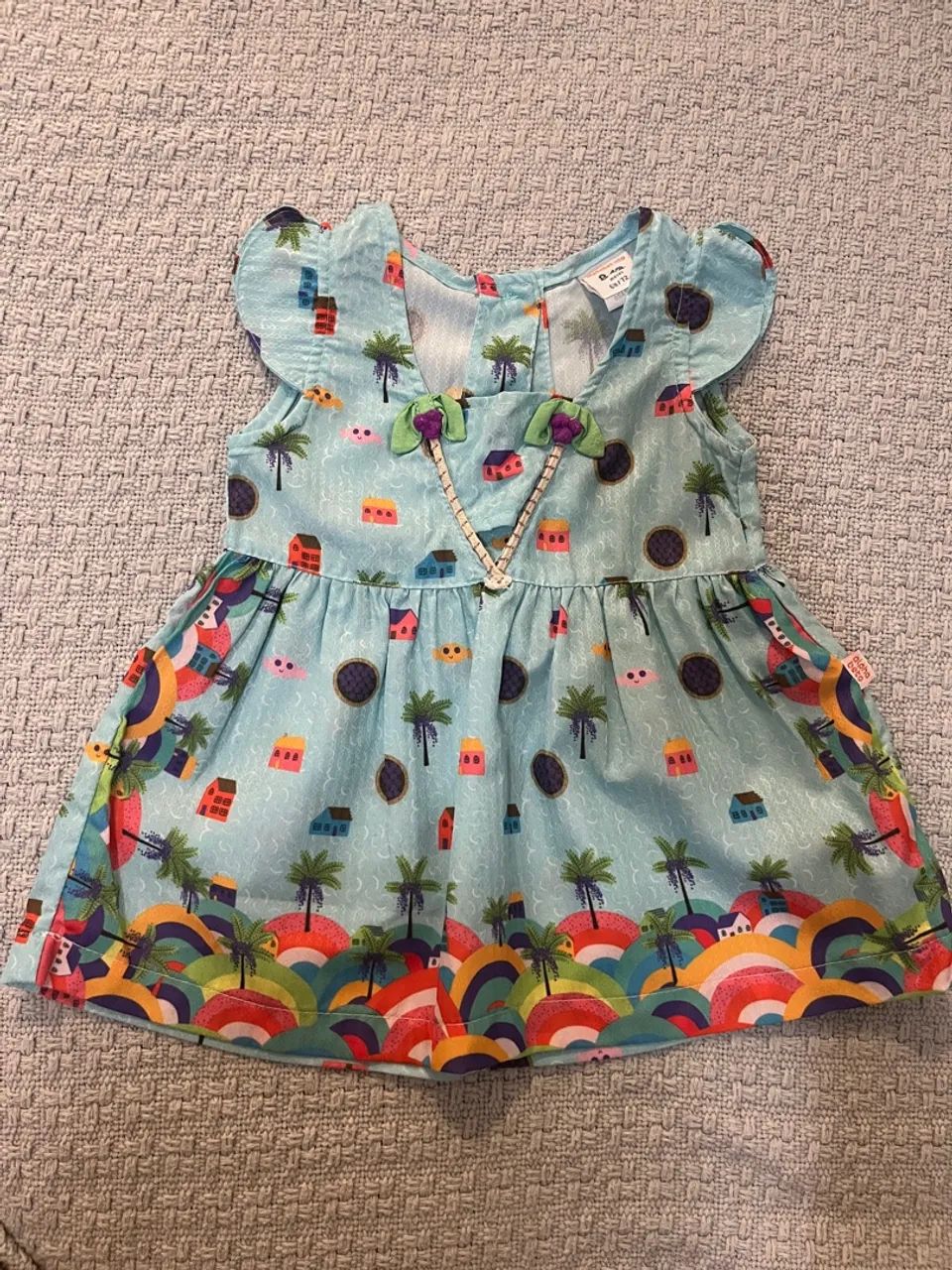 Vestido Infantil Alphabeto 8-12 meses