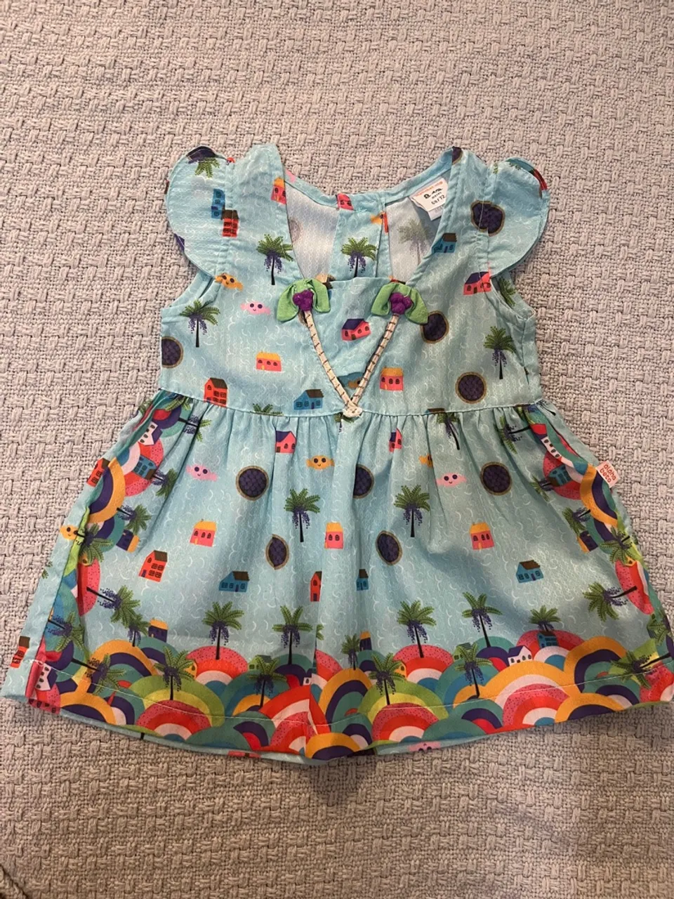 Vestido Infantil Alphabeto 8-12 meses