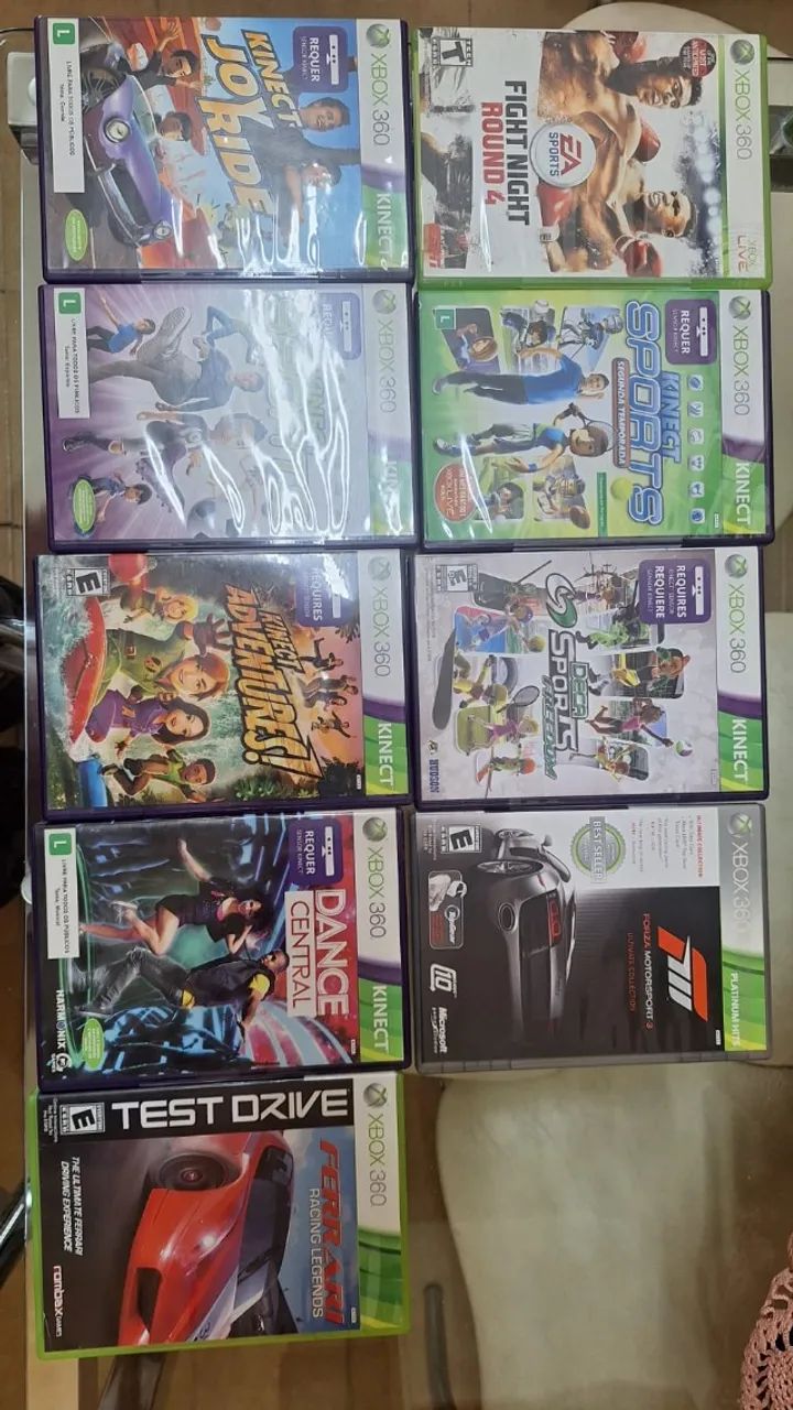 Video Game XBox360 com Kinet e jogos - Foto 6