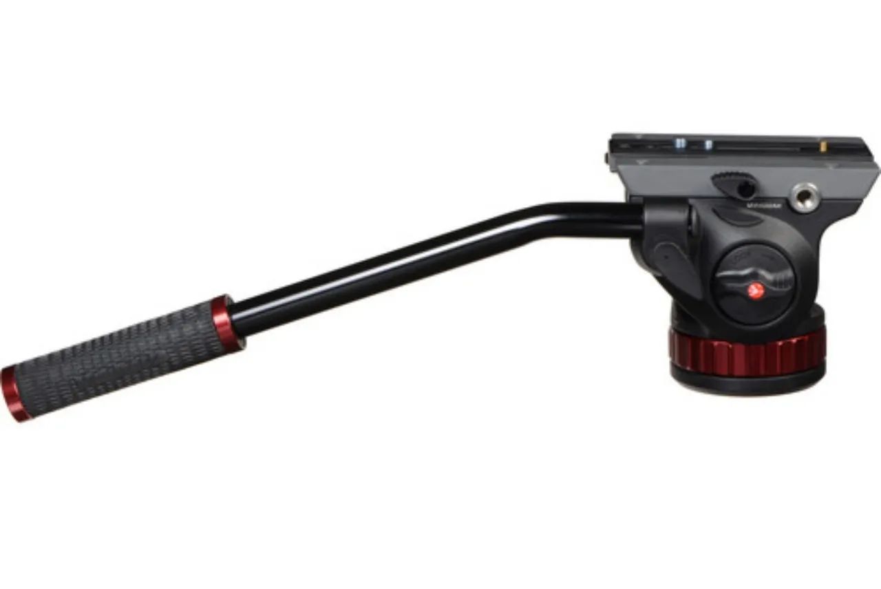 Cabeca hidraulica de tripe manfrotto mvh 502ah - Foto 2